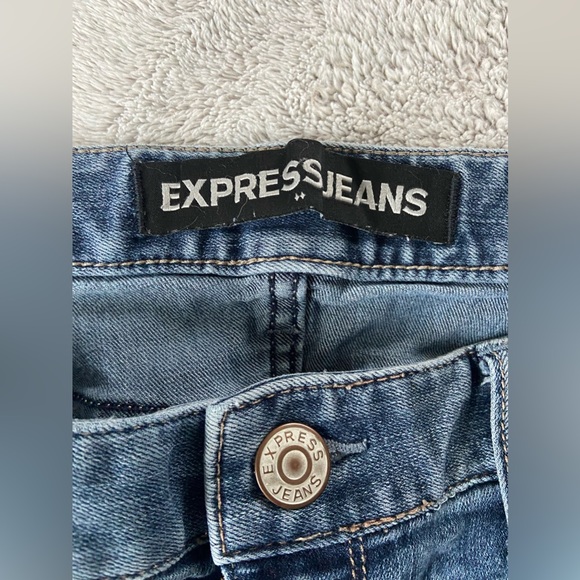 Express Jeans Stella Low Rise Skinny Jeans 10R - Picture 4 of 7